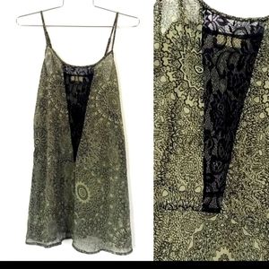 Boho Pins and needles Long Cami Top XS‎